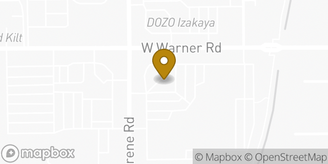 Map showing the location of Amazon Locker - Chimayo in Tempe, AZ 85284