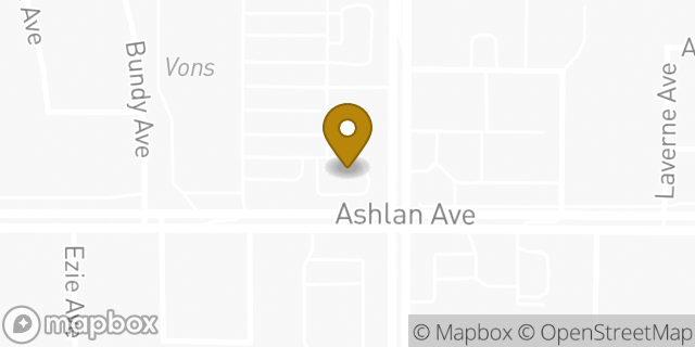 Map showing the location of Starbucks in Clovis, CA 93611