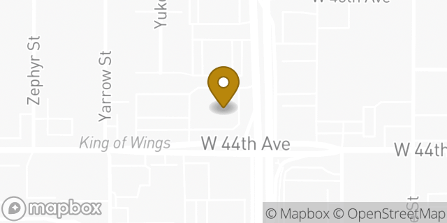Map showing the location of Walgreens in Wheat Ridge, CO 80033