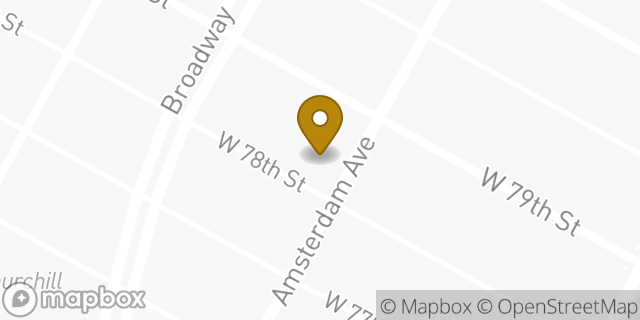 Map showing the location of Walgreens in New York, NY 10024