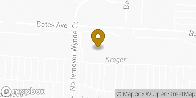 Map showing the location of Kroger in Louisville, KY 40219