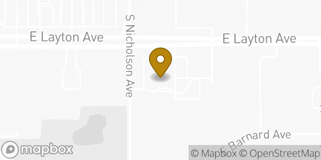Map showing the location of ATM Walgreens in Cudahy, WI