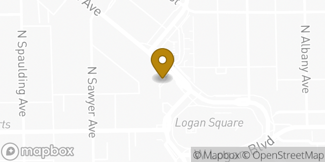 Map showing the location of Amazon Locker - Scenario in Chicago, IL 60647