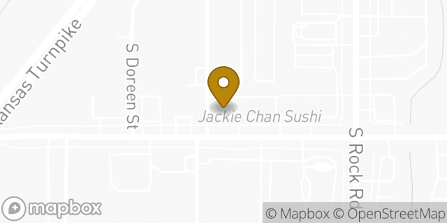Map showing the location of Papa John's Pizza in Wichita, KS 67207