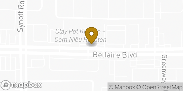 Map showing the location of Chase Bank in Houston, TX 77072