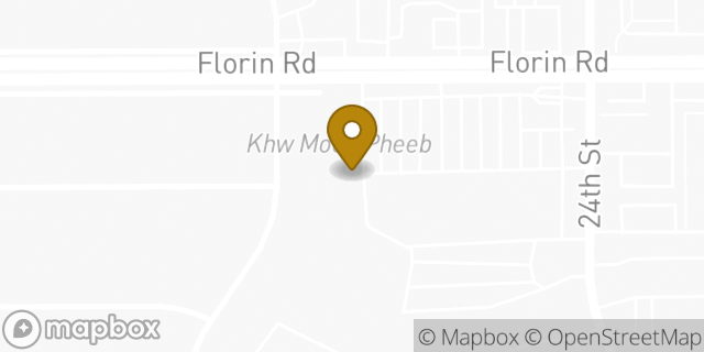 Map showing the location of Amazon Locker - Pearce in Sacramento, CA 95822