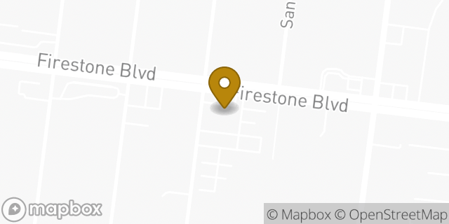 Map showing the location of AutoZone in South Gate, CA 90280