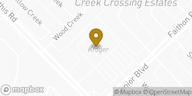 Map showing the location of ATM Kroger in Mesquite, TX 75181