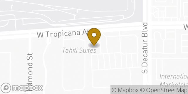 Map showing the location of Papa Johns Pizza in Las Vegas, NV 89103