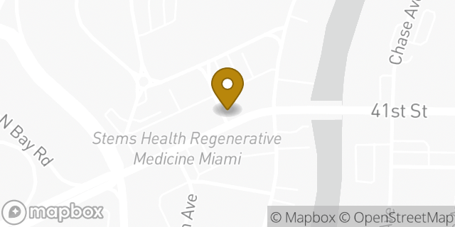 Map showing the location of Starbucks in Miami Beach, FL 33140