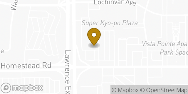 Map showing the location of Starbucks in Santa Clara, CA 95051