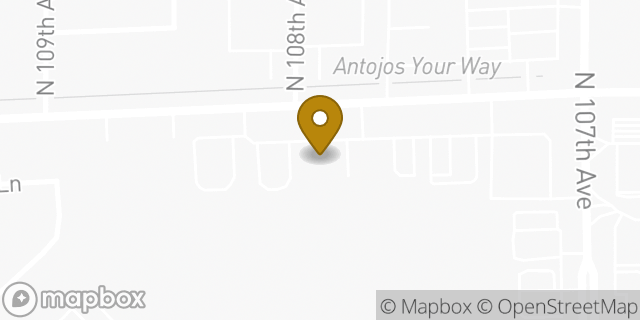 Map showing the location of AutoZone in Avondale, AZ 85392