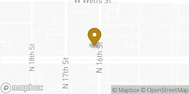 Map showing the location of ATM Walgreens in Milwaukee, WI