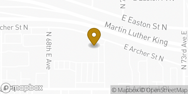Map showing the location of Planet Fitness in Tulsa, OK 74115