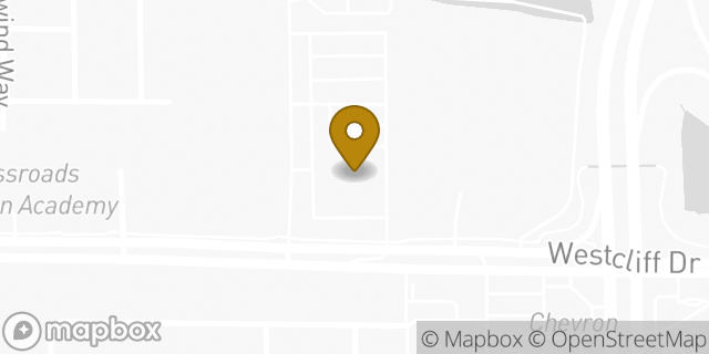 Map showing the location of Bank Of America in Las Vegas, NV 89145