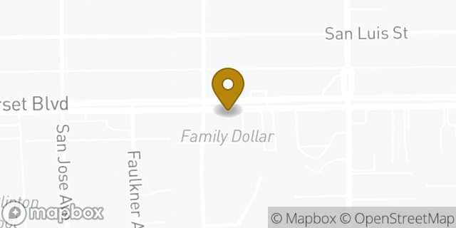 Map showing the location of Amazon Locker - Rury in Paramount, CA 90723