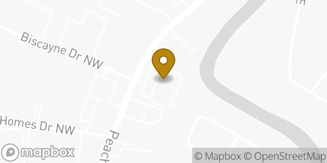 Map showing the location of The UPS Store in Atlanta, GA 30309