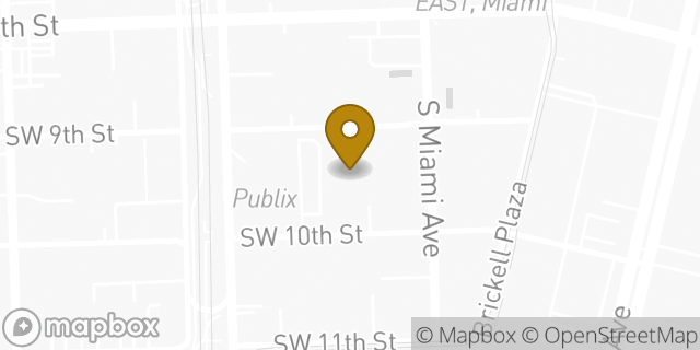 Map showing the location of Amazon Locker - Networking in Miami, FL 33130