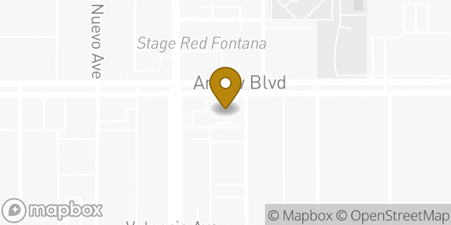 Map showing the location of Citi ATM in Fontana, CA 92335