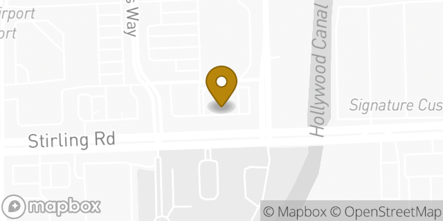 Map showing the location of Starbucks in Dania Beach, FL 33004