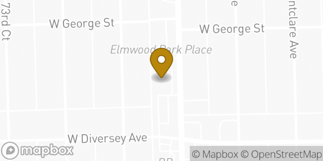 Map showing the location of Walgreens in Elmwood Park, IL 60707
