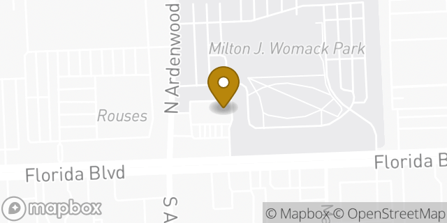 Map showing the location of Subway in Baton Rouge, LA 70806
