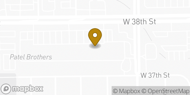 Map showing the location of Amazon Locker - Plait in Indianapolis, IN 46254