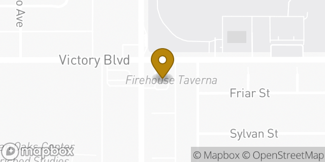 Map showing the location of Starbucks in Reseda, CA 91335