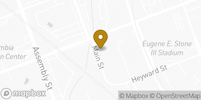 Map showing the location of Amazon Locker - Candytuft in Columbia, SC 29201