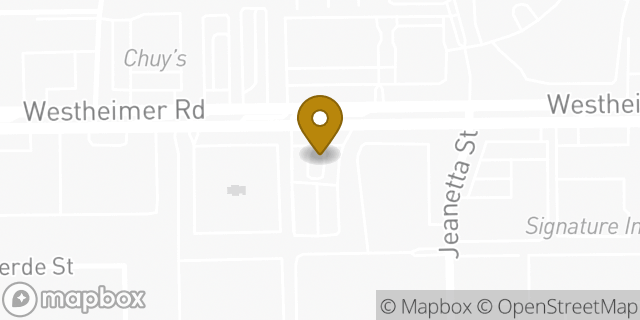 Map showing the location of Starbucks in Houston, TX 77063