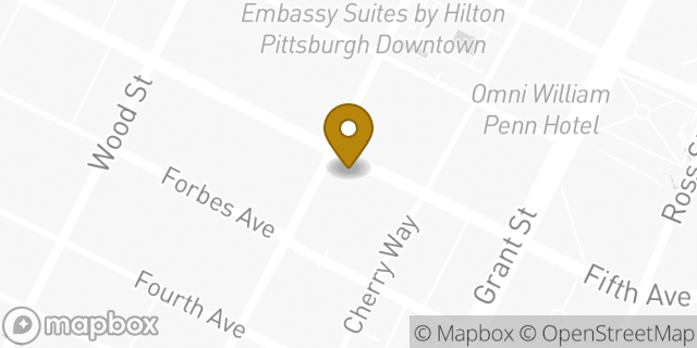 Map showing the location of Target in Pittsburgh, PA 15219