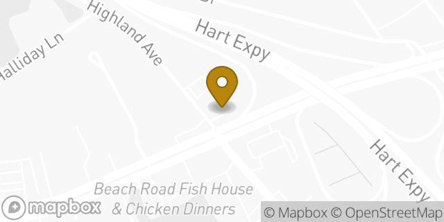 Map showing the location of Enterprise Rent-A-Car in Jacksonville, FL 32207
