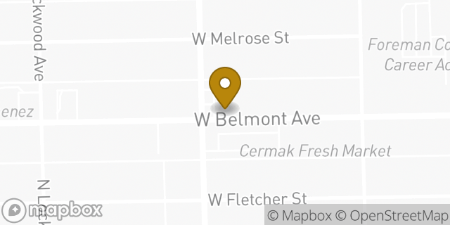 Map showing the location of Subway in Chicago, IL 60641