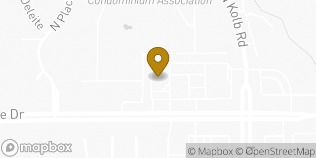 Map showing the location of ATM 7ELEVEN, INC. in Tucson, AZ