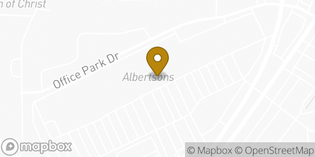 Map showing the location of Albertsons in Arlington, TX 76016