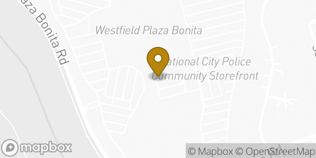 Map showing the location of LensCrafters in National City, CA 91950