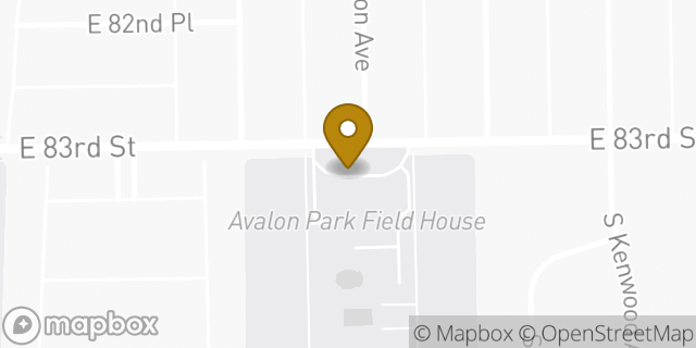 Map showing the location of Amazon Locker - Upload in Chicago, IL 60619