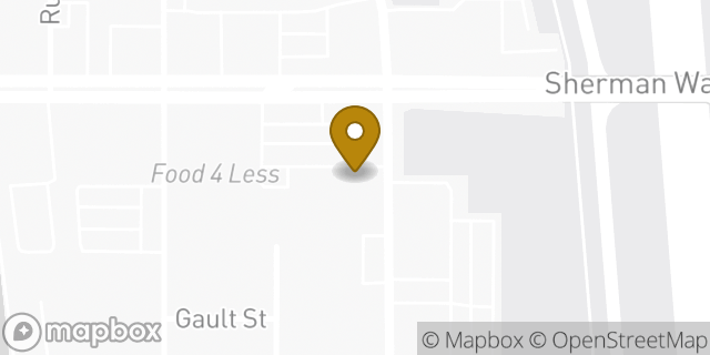Map showing the location of Subway in Los Angeles, CA 91406
