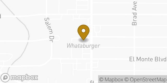 Map showing the location of West & San Angelo in San Antonio, TX 78201