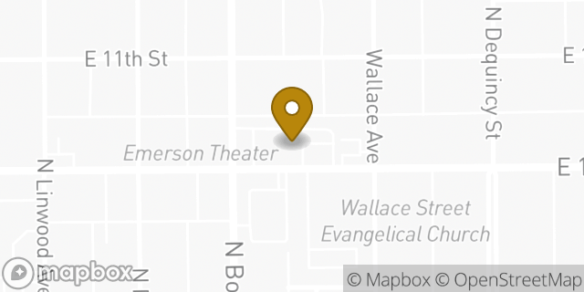 Map showing the location of Chase Bank in Indianapolis, IN 46201