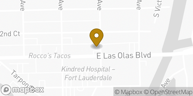 Map showing the location of Amazon Locker - Algiers in Fort Lauderdale, FL 33301
