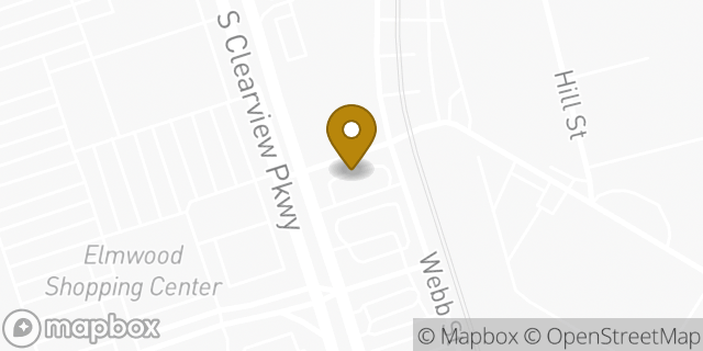 Map showing the location of McDonald's in New Orleans, LA 70121