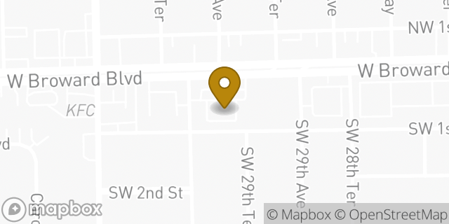Map showing the location of Amazon Locker - Randy in Fort Lauderdale, FL 33312