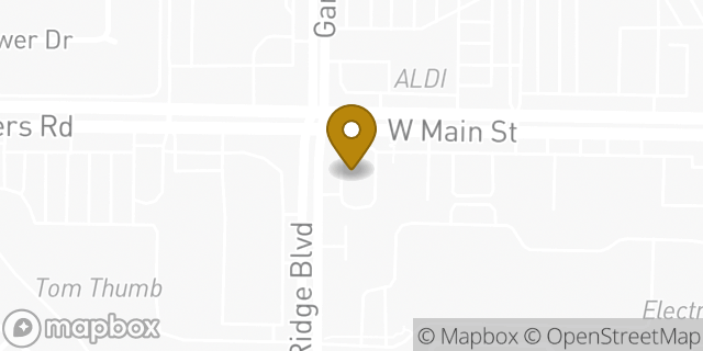 Map showing the location of McDonald's in Lewisville, TX 75067