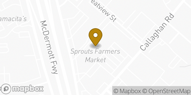 Map showing the location of Sprouts Farmers Market in San Antonio, TX 78230