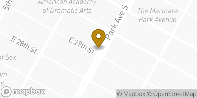 Map showing the location of Starbucks in New York, NY 10016