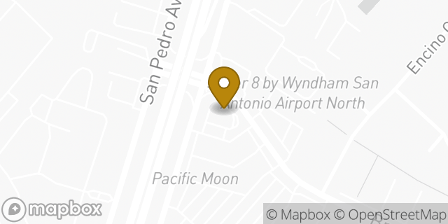 Map showing the location of Whataburger in San Antonio, TX 78232