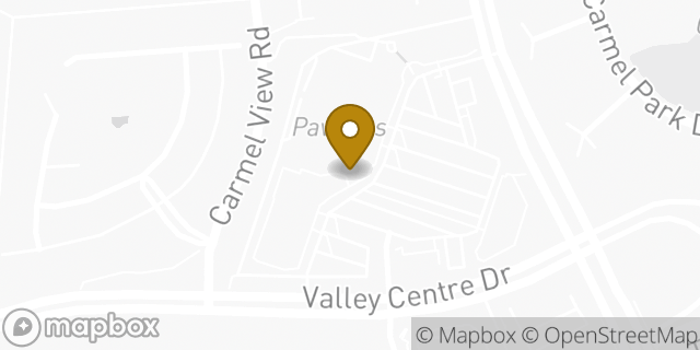 Map showing the location of Subway in San Diego, CA 92130