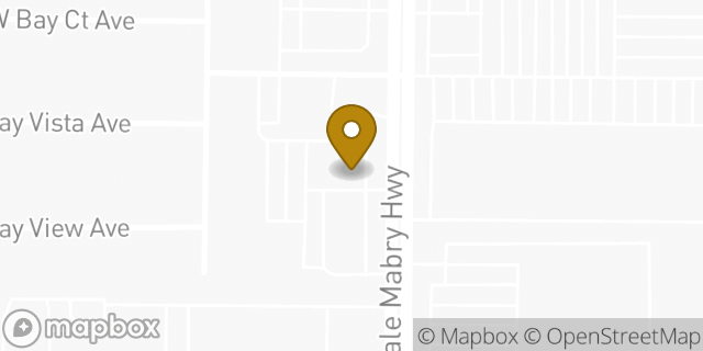 Map showing the location of Buffalo Wild Wings in Tampa, FL 33611
