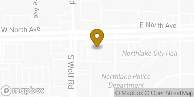 Map showing the location of McDonald's in Northlake, IL 60164